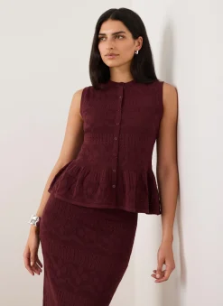 Clearance Peplum Knit Top Knitted Tops|Knitted Tops