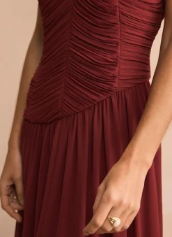 Outlet Ruched Detail Maxi Dress Occasion Dresses|Occasion Dresses