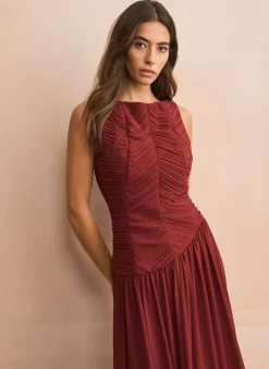Outlet Ruched Detail Maxi Dress Occasion Dresses|Occasion Dresses