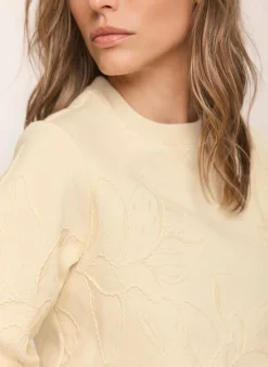 Best Butter Embroidered Sweatshirt Sweatshirts|Sweatshirts