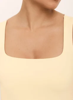 Outlet Butter Layering Scoop Neck Vest T-Shirts|T-Shirts