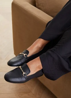 Clearance Camille Leather Loafers Flat Shoes