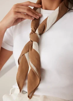 Best Border Square Neck Scarf Scarves