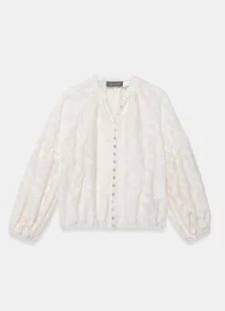 Best Floral Jacquard Blouse Shirts & Blouses