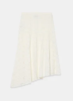 Discount Lace Asymmetric Skirt Midi Skirts|Skirts