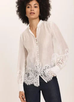 Best Lace Detail Blouse Shirts & Blouses