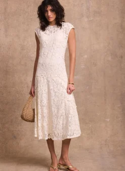 Hot Lace Midi Dress Midi Dresses