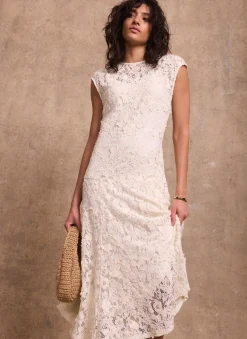 Hot Lace Midi Dress Midi Dresses
