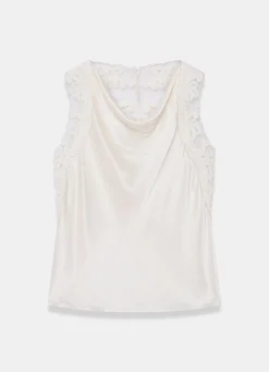 Sale Lace Satin Top Mv Limited|All Tops