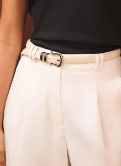 Clearance Leather Slim Belt Belts