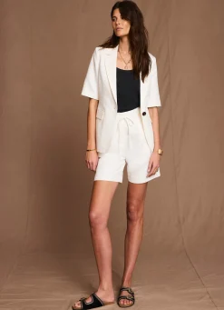 Sale Linen Tailored Shorts Shorts|Trousers