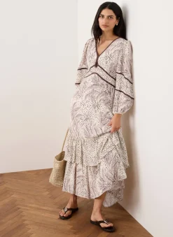 Clearance Printed Boho Maxi Dress Maxi Dresses|Printed Dresses
