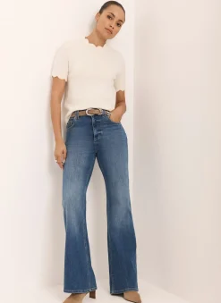 Online Scallop Knit Top Knitted Tops|Knitted Tops