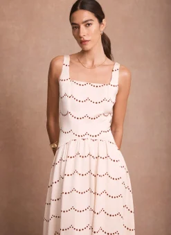 New Spot Print Maxi Dress Occasion Dresses|Occasion Dresses