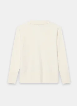 Hot Cream Wool Blend Knit Jumper Jumpers|Jumpers & Cardigans