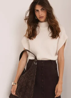 Clearance Wool Blend Knit Top Knitted Tops|Knitted Tops