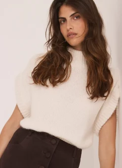 Clearance Wool Blend Knit Top Knitted Tops|Knitted Tops