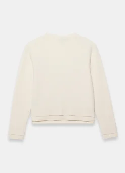 Sale Cream Wool Blend Layered Cardigan Cardigans|Jumpers & Cardigans
