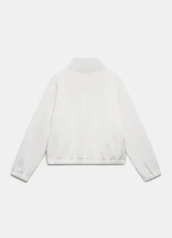 Clearance Cream Zip Detail Sweatshirt Sweatshirts|Sweatshirts