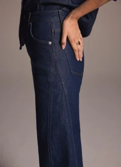 Hot Dark Indigo Barrel Leg Jeans Barrel & Balloon Jeans