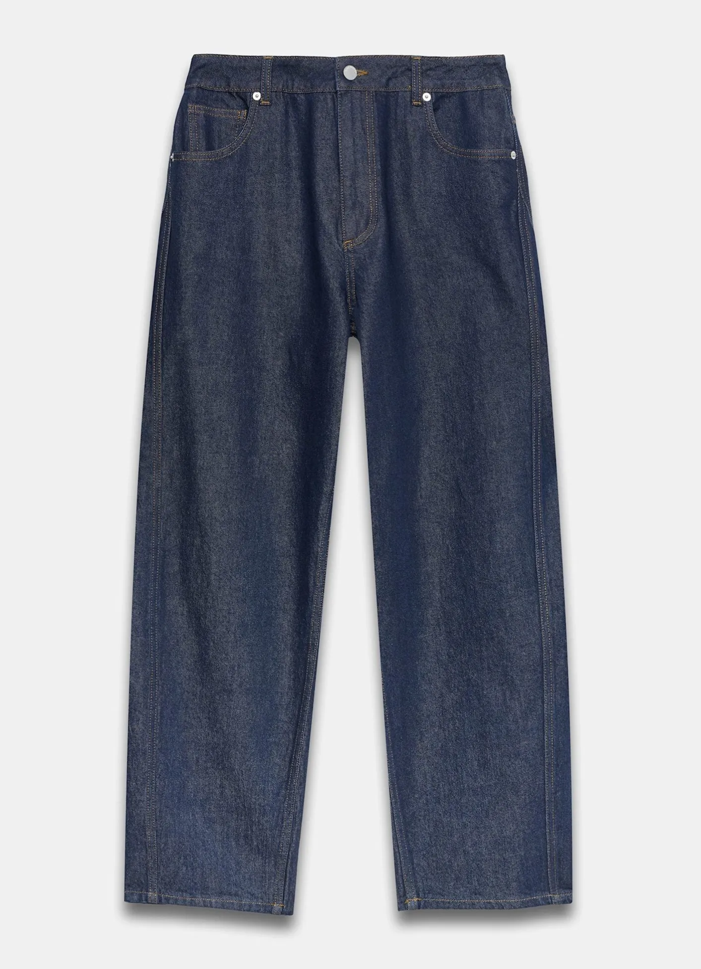 Hot Dark Indigo Barrel Leg Jeans Barrel & Balloon Jeans