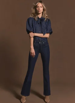Best Dark Indigo Flare Jeans Flared Jeans