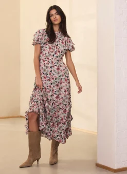 New Floral Print Maxi Dress Maxi Dresses|Printed Dresses