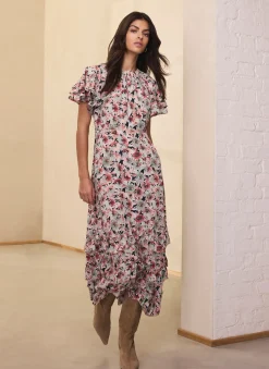 New Floral Print Maxi Dress Maxi Dresses|Printed Dresses