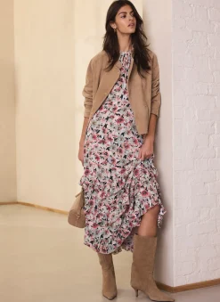 New Floral Print Maxi Dress Maxi Dresses|Printed Dresses