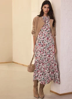 New Floral Print Maxi Dress Maxi Dresses|Printed Dresses