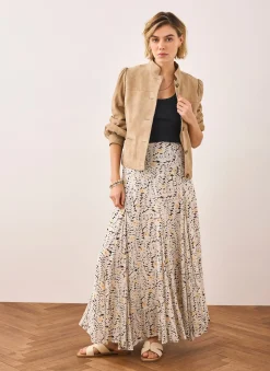 Clearance Floral Print Maxi Skirt Maxi Skirts|Skirts