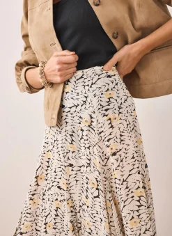 Clearance Floral Print Maxi Skirt Maxi Skirts|Skirts