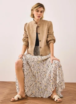 Clearance Floral Print Maxi Skirt Maxi Skirts|Skirts