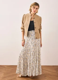 Clearance Floral Print Maxi Skirt Maxi Skirts|Skirts