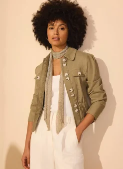 Sale Metallic Skinny Scarf Scarves
