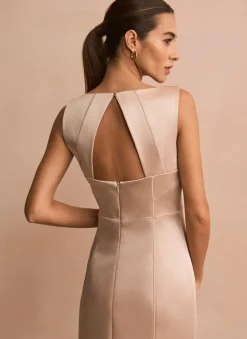 Best Satin Midi Shift Dress Occasion Dresses|Occasion Dresses