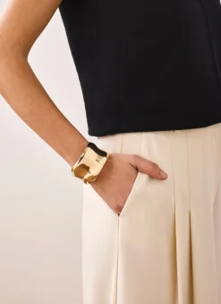 Hot Tone Clean Wave Bangle Jewellery|Jewelry