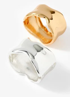 Hot Tone Clean Wave Bangle Jewellery|Jewelry