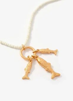 Online Tone Fish Charm Necklace Jewellery|Jewelry