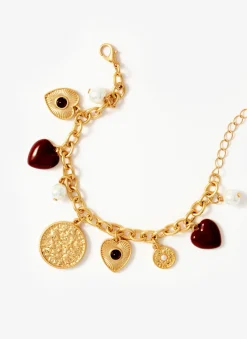 Outlet Tone Multi Charm Bracelet Jewellery|Jewelry
