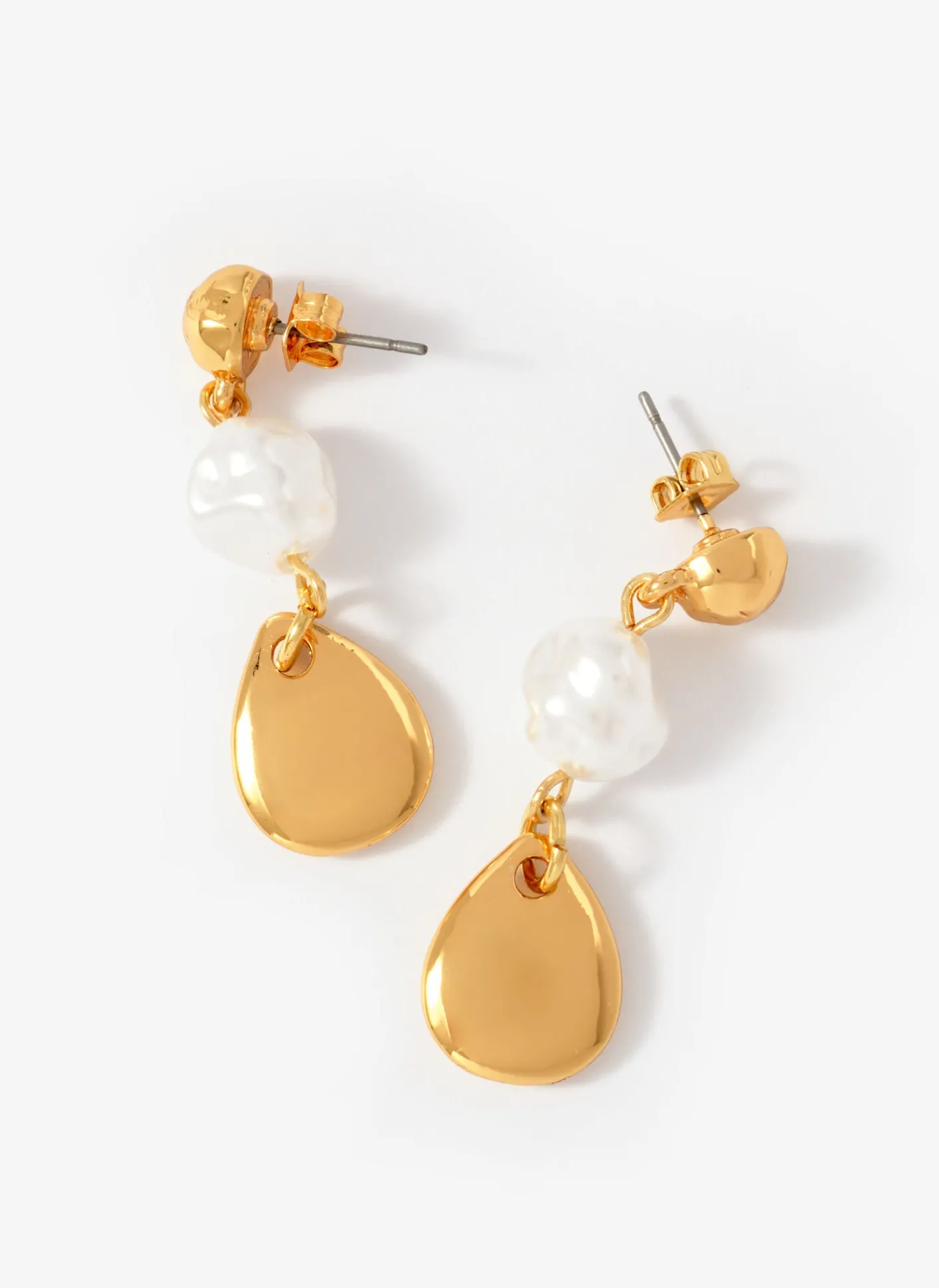 Tone Pearl Drop Earrings Jewellery|Jewelry