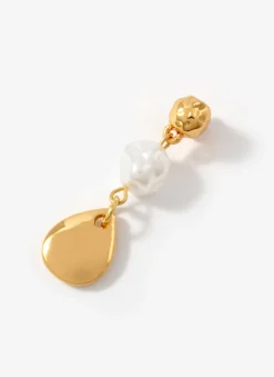 Tone Pearl Drop Earrings Jewellery|Jewelry