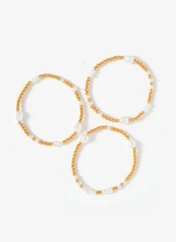 Clearance Tone Pearl Multi Friendship Bracelets Jewellery|Jewelry