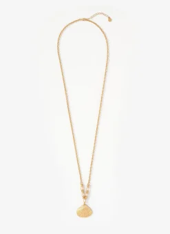 Clearance Tone Shell Pendant Necklace Jewellery|Jewelry