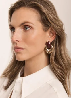 Tone Stone Detail Earrings Jewellery|Jewelry