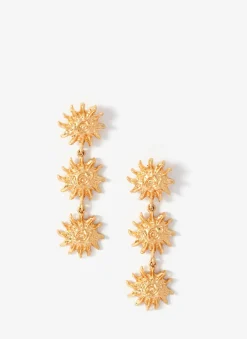 Clearance Tone Sun Drop Earrings Jewellery|Jewelry