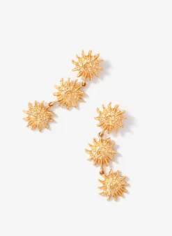 Clearance Tone Sun Drop Earrings Jewellery|Jewelry