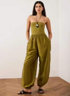 Sale Bandeau Balloon Jumpsuit Summer Dresses|Jumpsuits