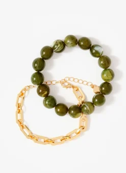 Best Beaded and Chain Layer Bracelet Jewellery|Jewelry