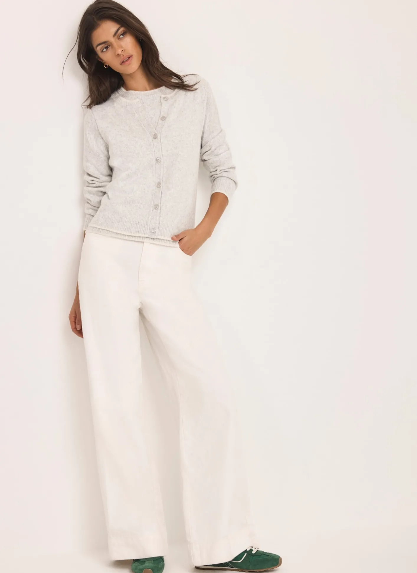 Sale Double Layer Knit Cardigan Cardigans|Jumpers & Cardigans